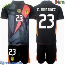 Fotballdrakt Barn Argentina Emiliano Martinez #23 Keeper Hjemmedraktsett Copa America 2024 Kortermet (+ Korte bukser)